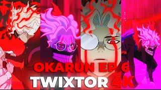 Okarun EP 6 Twixtor 4K + No CC + No Warp + 60fps [Dandadan]