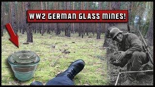 WW2 Metal detecting - German glass mines everywhere!