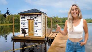 We Built a Floating House Boat from Scratch! (Part 1)