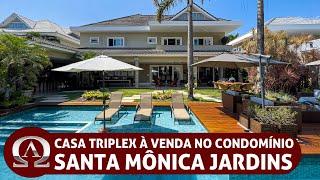 CASA TRIPLEX à venda no condomínio SANTA MÔNICA JARDINS na BARRA DA TIJUCA no Rio de Janeiro / RJ!