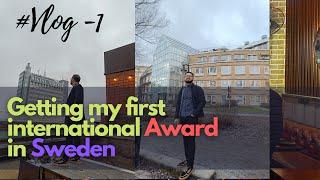 Getting My International Award in Sweden | Best Man | Rookie of the Year Award at Sweco Stockholm