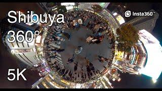 渋谷センター街〜渋谷スクランブル交差点 360度映像 Shibuya center-GAI-Shibuya scramble intersection 360  video