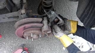 Bad Smells and Heat from a Wheel means Seized Brakes