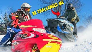 Cheap vs. Expensive Snowmobile Goon Riding (We Broke My Snowmobile)