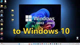 How to Downgrade Windows 11 to Windows 10️Without USB️Without Losing Data & Microsoft License