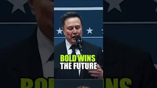 Bold Wins The Future | #elonmusk  #motivation #nevergiveup #successmindset #billionaire #shorts