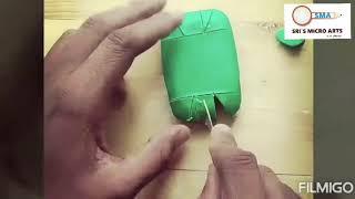 Turtle carving in Soap | Tutorial | srismicroarts #microarts #miniature #soapcarving