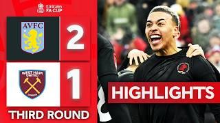 Villa Second Half Comeback! | Aston Villa v West Ham United | Third Round | Emirates FA Cup 2024-25