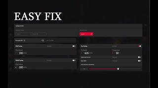 AMD GPU Fans not spinning fix, pc overheating, Zero RPM mode off [2024]
