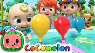 Balloon Boat Race | @CoComelon Nursery Rhymes & Kids Songs