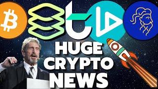 John McAfee and THE SEC!! FUSE Network, Plutus DEX, TomoChain, VIDT Datalink, Kucoin hack