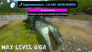 MAX LEVEL GIGA TAMING!! |ARK SURVIVAL EVOLVED MOBILE EP21 S1 (domando giga level máximo)