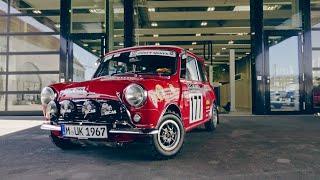 Inside BMW Group Classic – Small. Red. Fast. The 1967 Mini Monte Carlo Rally replica.