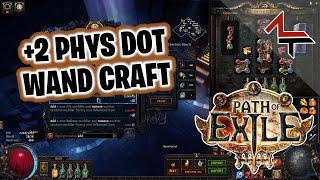 +2 phys dot wand - Path of Exile | Crafting trash wand for my magic find corrupting fever champion