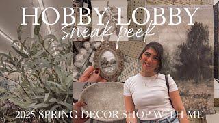 HOBBY LOBBY SPRING DECOR SHOP WITH ME | HOBBY LOBBY SHOP WITH ME 2025 | WHAT'S NEW AT HOBBY LOBBY