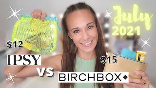 Ipsy v Birchbox July 2021! | Battle of the Boxes Unboxing #birchbox #ipsy