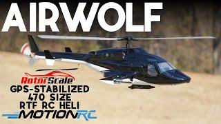 RotorScale Airwolf 470 Size GPS-Stabilized RTF Helicopter | Motion RC