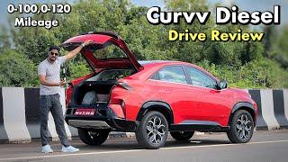 Tata Curvv Diesel DCA Drive Review: Performance, Mileage & Comfort !! All details !!