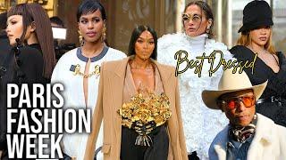 TOP 10 BEST DRESSED CELEBRITIES AT PARIS FASHION WEEK 2024! (Detailed List)