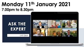 Property Expert Panel - Monday 11th January 2021