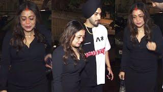 Pregnant Neha Kakkar Crying With Husband Rohanpreet Singh at Kanta Laga Song Success Party