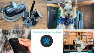 FurMe dog grooming vacuum tool | tested on Malamute & Yorkie hair