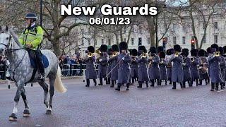 "Changing of the Guard" New Guard Leaves Wellington Barracks - 6th Jan.2023