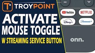 Activate Mouse Toggle with Streaming Service Button on Android TV/Google TV