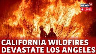 Los Angeles Fire LIVE Update| California Fire Escalates, Death Toll Climbs To 16 | LA Wildfire| N18G