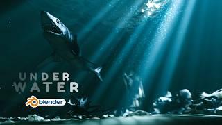 CREATE a Realistic Underwater Scene in Blender from Scratch! | GIVEAWAY announcement