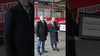 Bildungsminister weiht Straßenbahn in Gera zur Werbung neuer Lehrkräfte ein