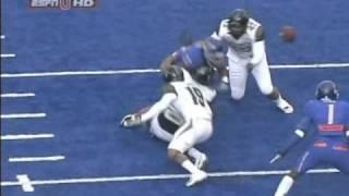 Jeramy Bryant fumble recovery forced by Kamalu Umu Hawaii vs. Boise State 2010