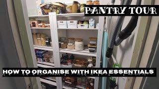 Pantry Tour//Organisation with IKEA & Morrisons  Pantry containers