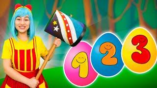 123 Eggs | Counting Eggs Kids Song | Tigi Boo
