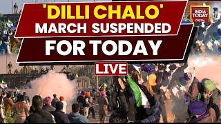 Farmer Protest LIVE: 'Dilli Chalo' March Suspended For Today After 9 Injured In Tear Gas Shelling