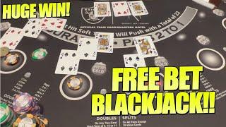 How To Win At Free Bet Blackjack: An Insane Winning Session With High Limit Bets