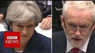 Labour leader Corbyn and PM May clash on UK-Saudi policy - BBC News