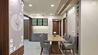 Olive Greens - 3BHK Interior Design in Ahmedabad by Montdor Interior