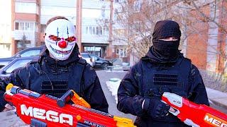 Epic Nerf Home Defense: Clown Mask & Balaclava Edition