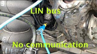 Peugeot No communication with alternator - LIN bus Fault & Waveform analysis.