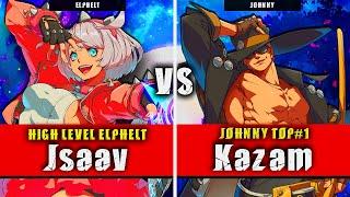 GGST | Jsaav (Elphelt) VS Kazam (Johnny) | Guilty Gear Strive High level gameplay