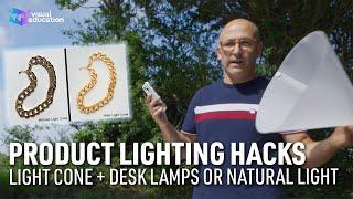 Simple Lighting HACKS for Glossy Product Photography | Light Cone Demo