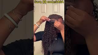 Kinky Curly Clip Ins Hair TutorialClassic Clip Ins Extensions Without Braiding #Elfinhair