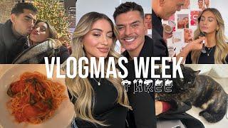 VLOGMAS WEEK THREE  meeting Makeup by Mario, celebrating sams bday, winter village in nyc!