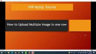 multiple image upload one row in php MySQL