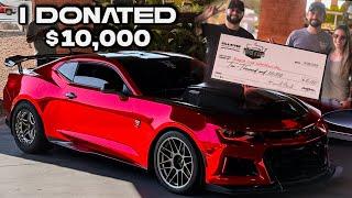 My Camaro ZL1 Won & I Donated $10,000.00 To Charity!