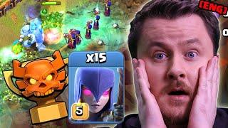 15 Witches surprise opponent in the Clan War League | Clash of Clans