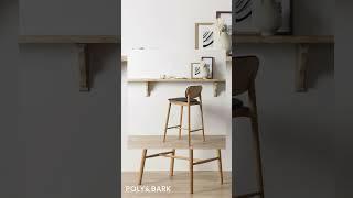 Bonato Counter Stool by Poly & Bark reviewed @Danielle.Donohue | modern design, mid-century design