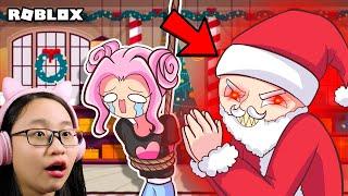 Santa Became EVIL! | Roblox | Escape Santa Christmas Obby