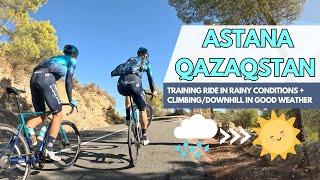 Rainy ride with Astana Qazaqstan Team | Winter training camp